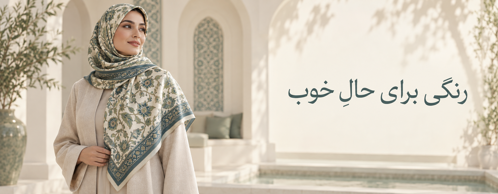 روسری زنانه؛ رنگی برای حال خوب