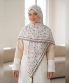 روسری کرپنخ گلریز حاشیهدار قواره ۱۴۰