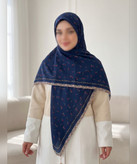 روسری کرپنخ گلریز حاشیهدار قواره ۱۴۰