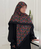 روسری کرپنخ گلدار قواره ۱۴۰