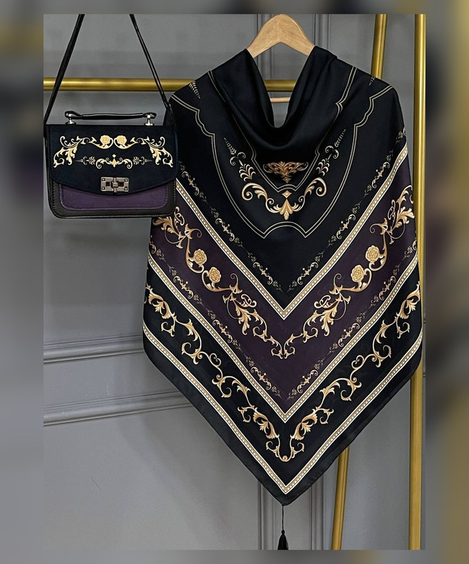 ست کیف و روسری طرح سلینا – کیف کوچک