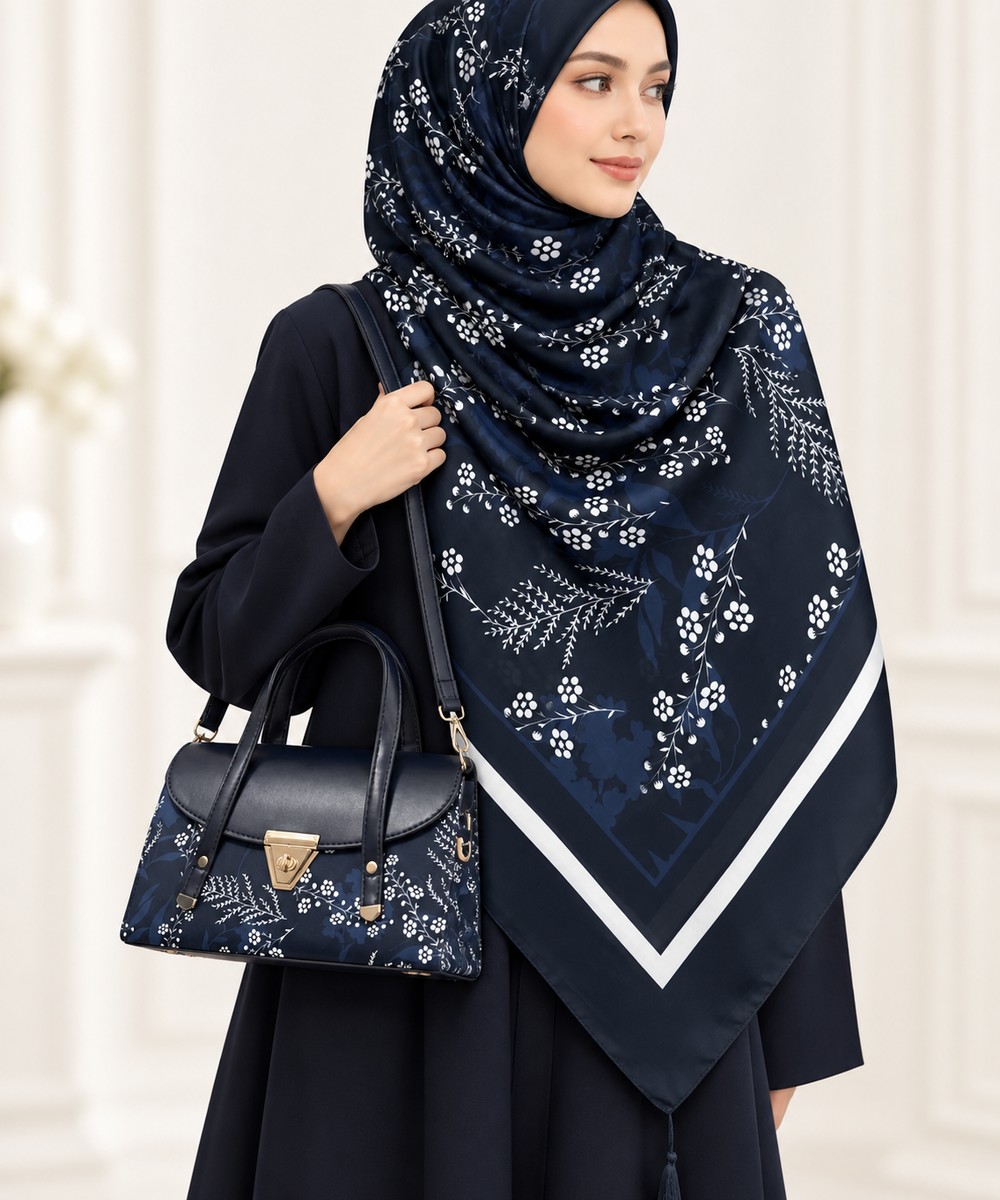 ست کیف و روسری طرح گلاریس – کیف بزرگ