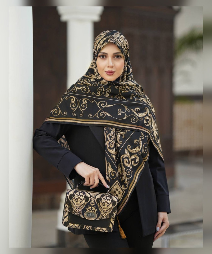 ست کیف و روسری طرح الیزابت – کیف کوچک