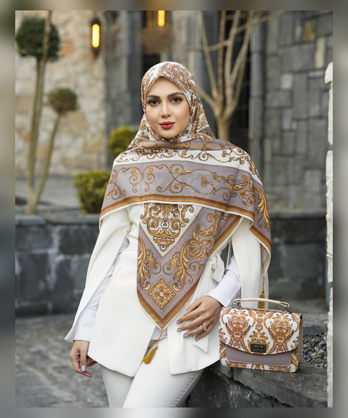 ست کیف و روسری طرح الیزابت – کیف کوچک