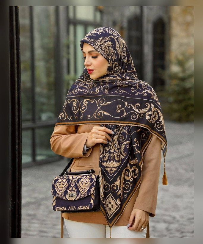 ست کیف و روسری طرح الیزابت – کیف کوچک