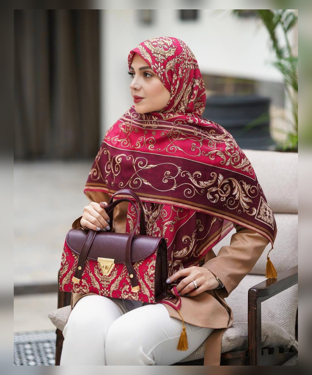ست کیف و روسری طرح الیزابت – کیف بزرگ