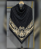 روسری نخ اسپان طرح روشا قواره ۱۳۰