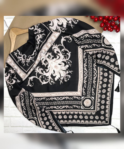 روسری نخ اسپان طرح سورنا قواره ۱۳۰