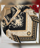 روسری نخ اسپان طرح سورنا قواره ۱۳۰