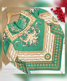 روسری نخ اسپان طرح سورنا قواره ۱۳۰