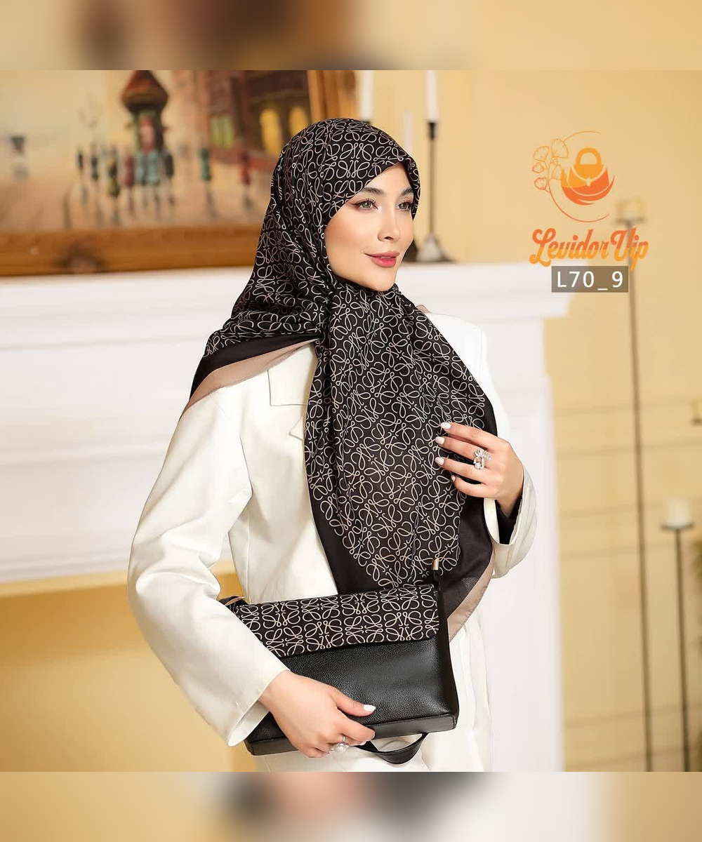 ست کیف و روسری طرح پیچازی – کیف دوشی
