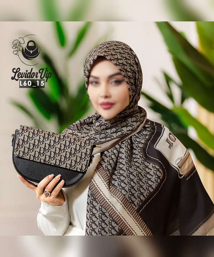 ست کیف و روسری طرح دیور – کیف پاسپورتی