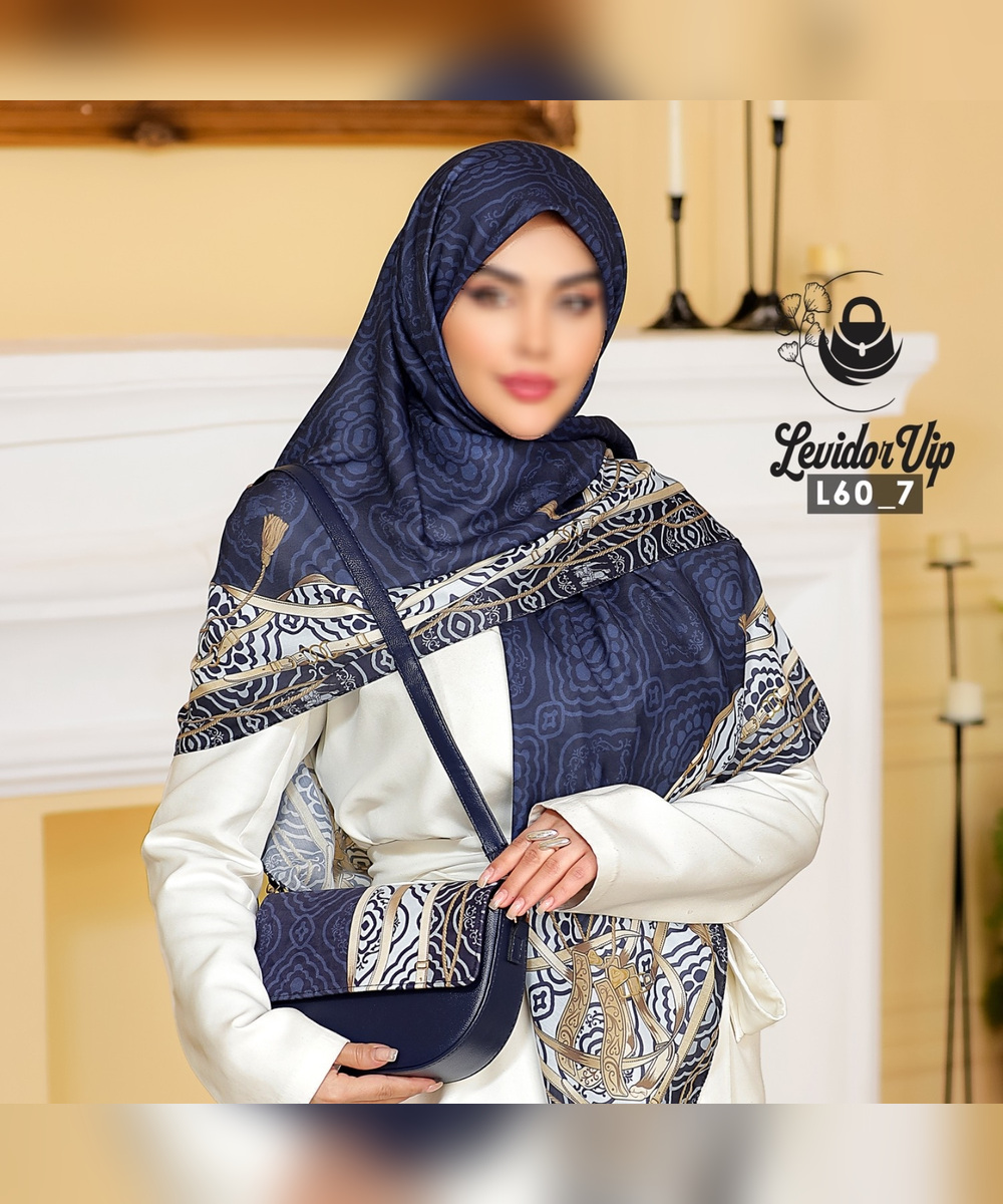 ست کیف و روسری طرح سوارکار – کیف پاسپورتی