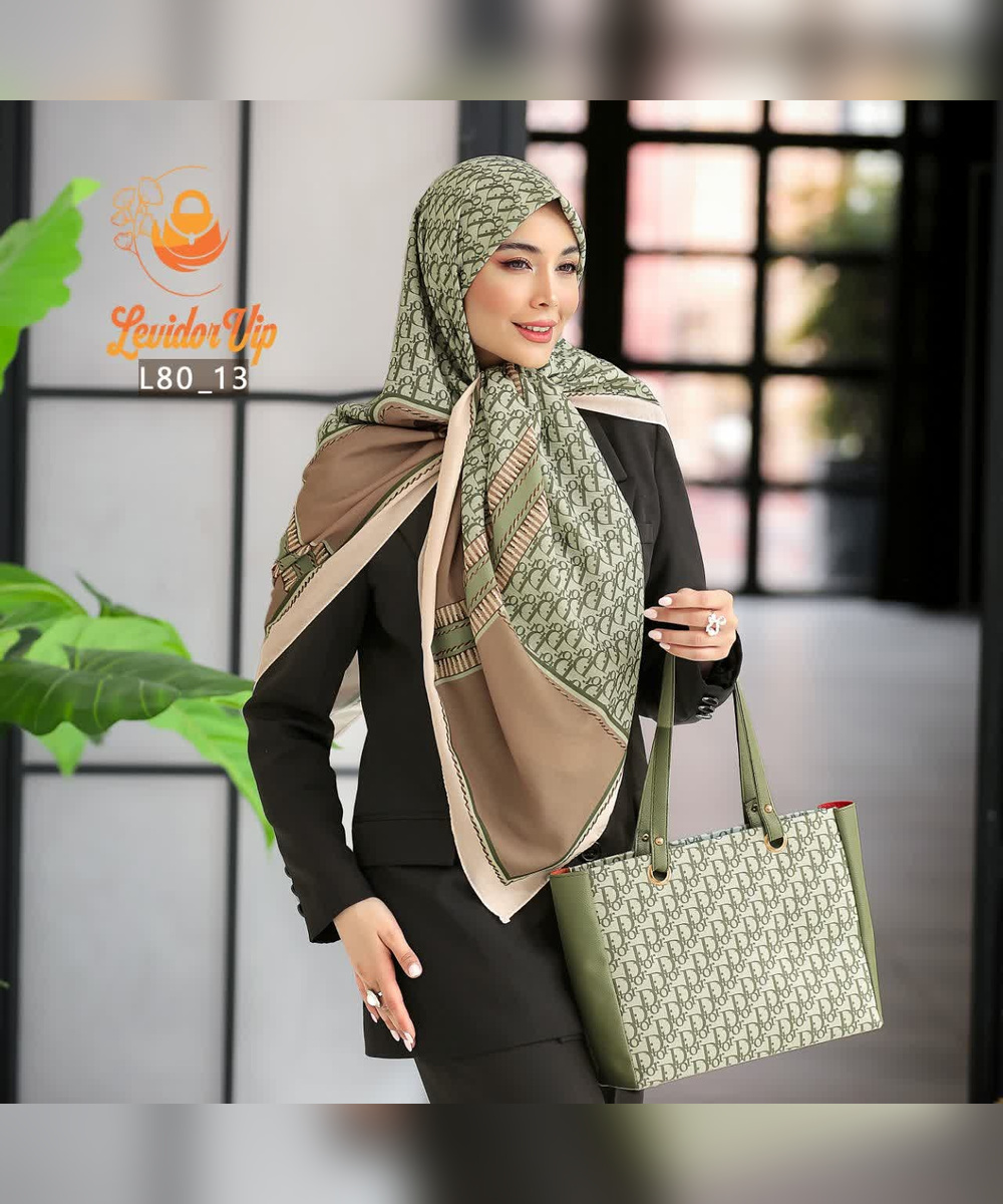 ست کیف و روسری طرح دیور – کیف بزرگ