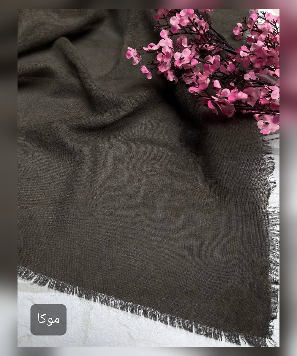 روسری نخ سنگشور وارداتی طرح گل قواره 120