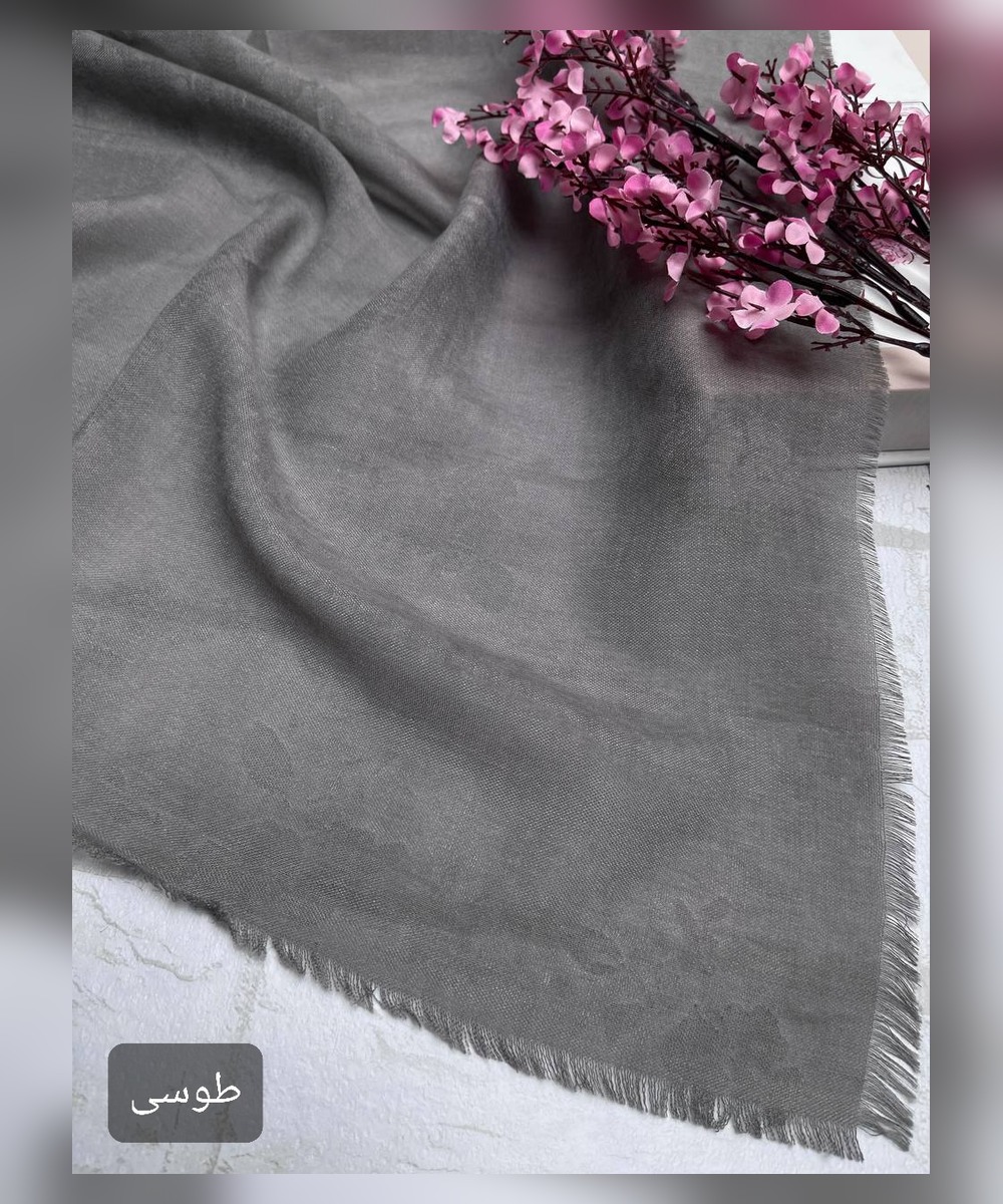 روسری نخ سنگشور وارداتی طرح گل قواره 120