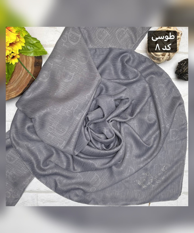 روسری کریشه نگین دار دیور قواره 130