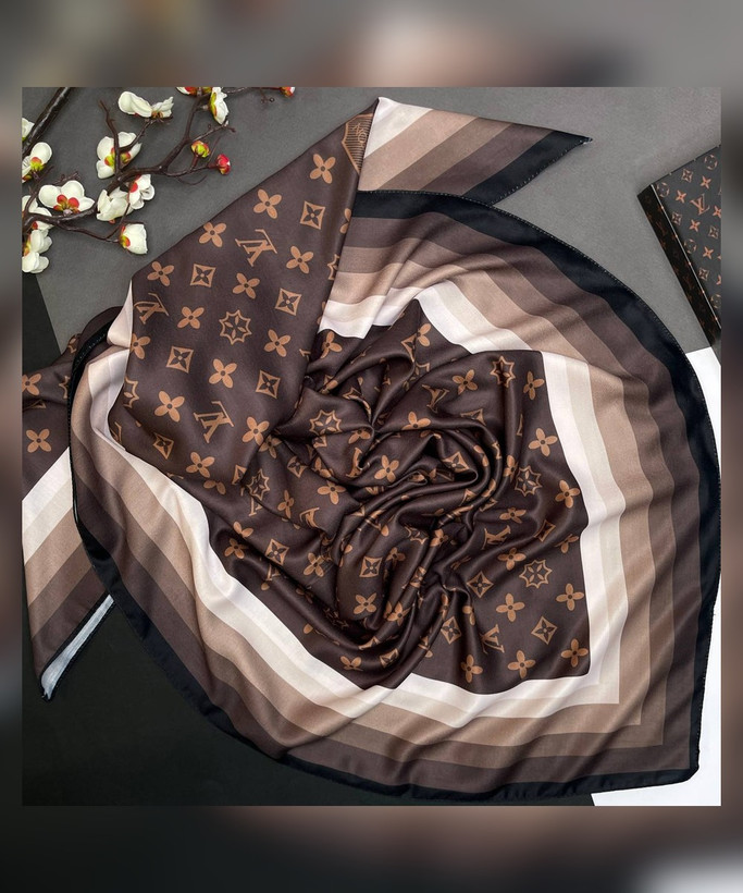 روسری سیااسکارف ال وی LV قواره 130