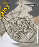 روسری نخ ابریشم ژاکارد گل گوچی قواره 140