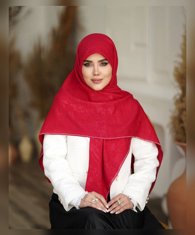 روسری اسلپ پتینه دورنگین قواره 135