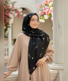 روسری سوپرنخ طرحدار قواره ۱۲۰ رنگ چندرنگ