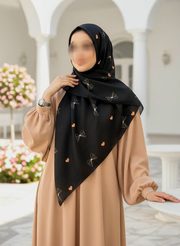 روسری سوپرنخ طرحدار قواره ۱۲۰ رنگ چندرنگ