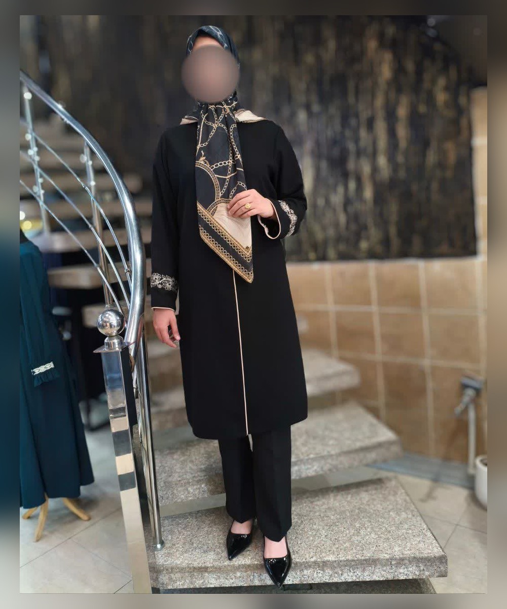 مانتو شقایق جنس شانتون