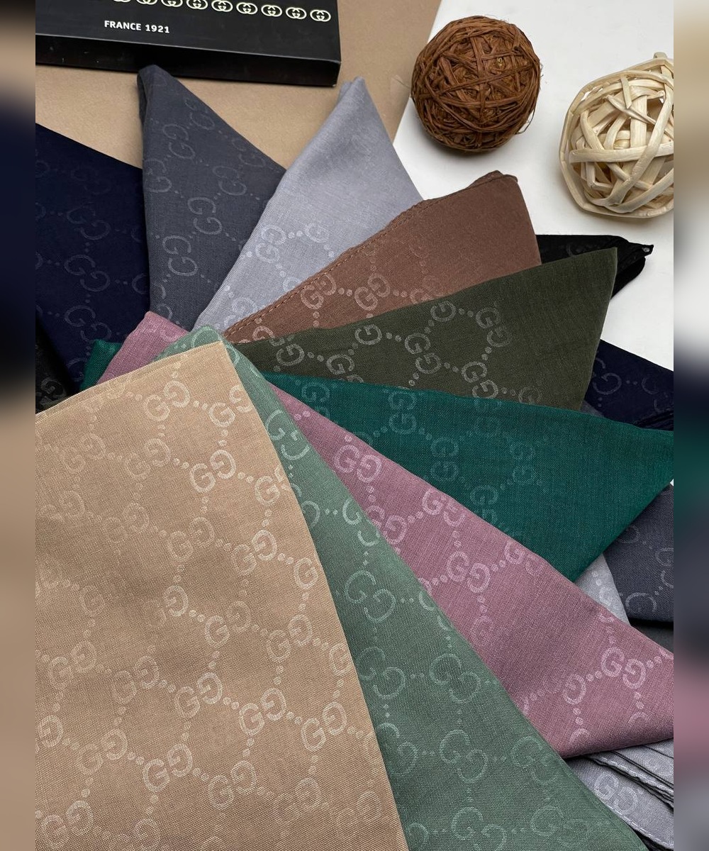 روسری نخ وال طرح گوچی قواره 130