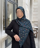 روسری نخی طرح بهارک قواره ۱۴۰