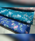 روسری کرپنخ طرح خوشهگل قواره ۱۴۰