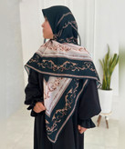 روسری کرپنخ طرح زرنگار قواره ۱۴۰