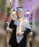 روسری کرپنخ طرح زرنگار قواره ۱۴۰