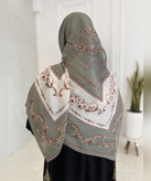 روسری کرپنخ طرح زرنگار قواره ۱۴۰
