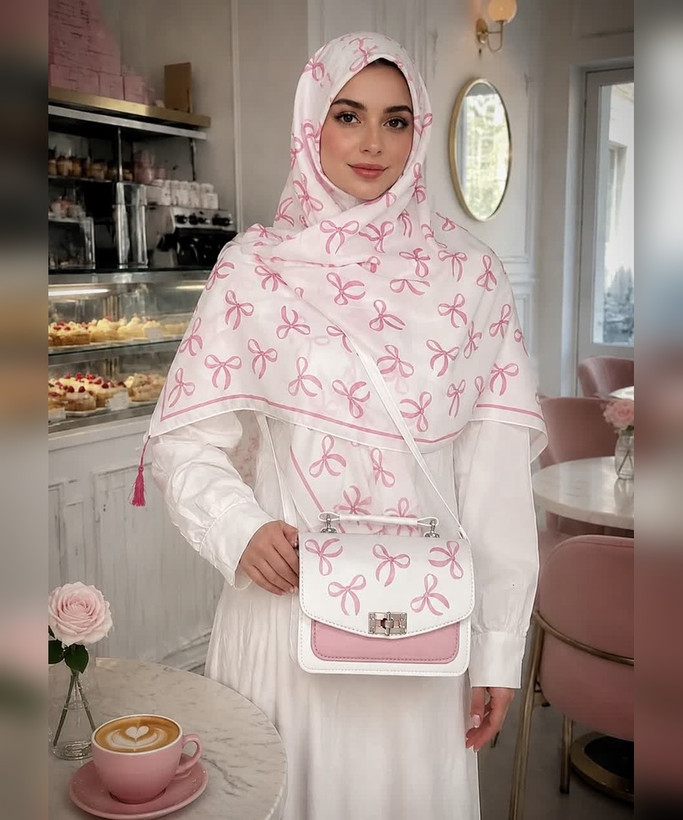 ست کیف و روسری طرح پاپیون – کیف کوچک